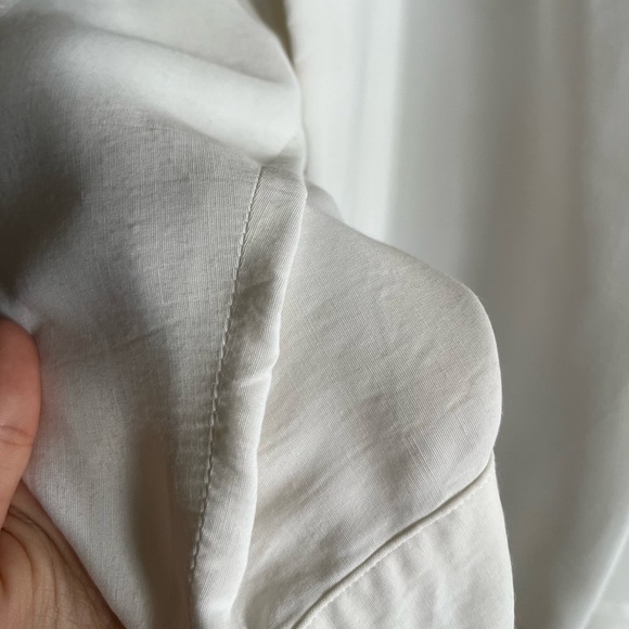 Times Seven Todd Oldham Vintage Button Embellished White Button-down Shirt - Picture 15 of 16